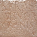 Inscription ancienne Aoste en Dauphiné
